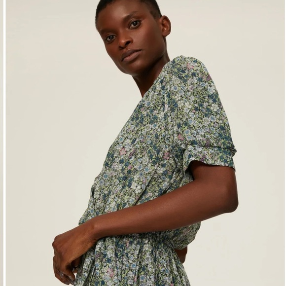 Zadig & Voltaire Betty Garden Chiffon Mini Dress - Picture 4 of 10